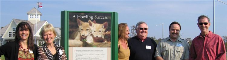 Dedication of Red Wolf Display